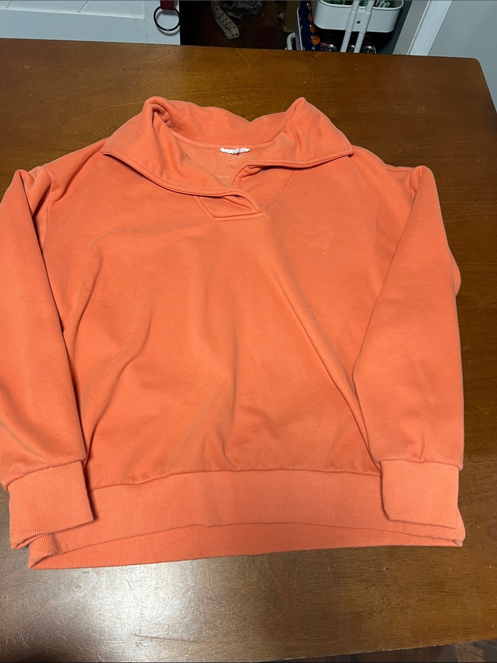 easel Coral Pullover Sweater with Funnel Neck